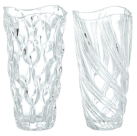 Twisted Glass Vase