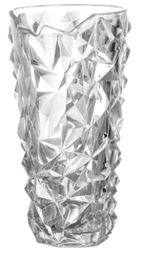 1911 Ice Pattern Glass Vase