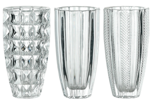 Diamonds from the Glass Vase Tapering Diamond Collection