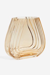 Peach Heart Stripe Vase