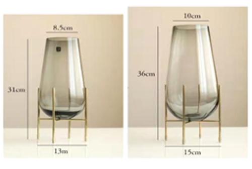 Suitable for long neck glass vase