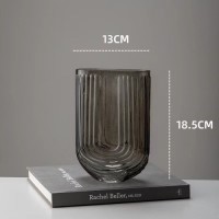 Striped Glass Vase