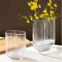 U-Shaped Glass Vase