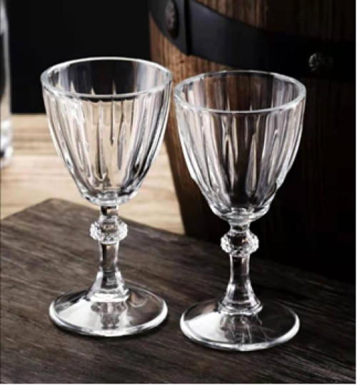 Goblet vine glass