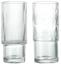 Glass Vase Sleeve Series Vertical Strips