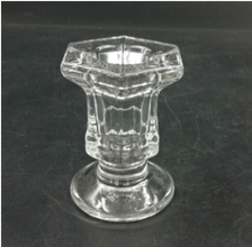 Hexagonal mini candle holder