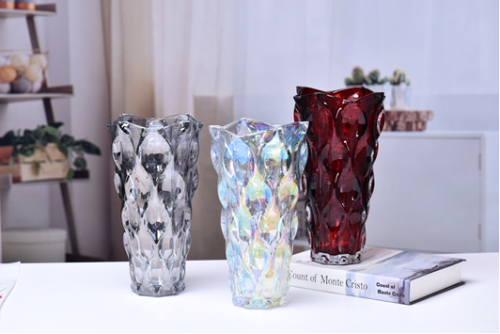 Bohemian glass vase