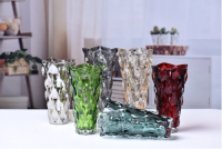 Bohemian glass vase