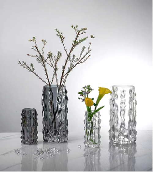 Sea cucumber glass vase